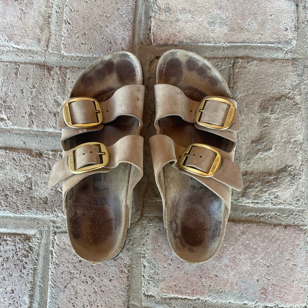 Birkenstock Arizona Nubuck Leather Sandals